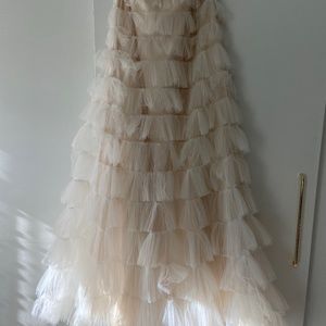 BHLDN: Ivory Tulle Skirt- Size 2